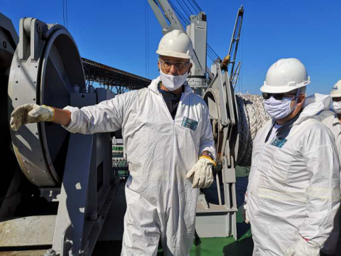 疫情下，“江遠(yuǎn)廣州”輪在巴西無(wú)缺陷通過(guò)首次PSC檢查